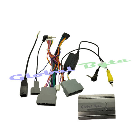 Global Byte Andriod Harmess with OEM Mic 3 Angle Analog Camera And USB Retention for Honda City 2016 | CAN/AD-HO/CT16-MIC Global Byte Andriod Harmess with OEM Mic 3 Angle Analog Camera And USB Retention for Honda City 2016 | CAN/AD-HO/CT16-MIC